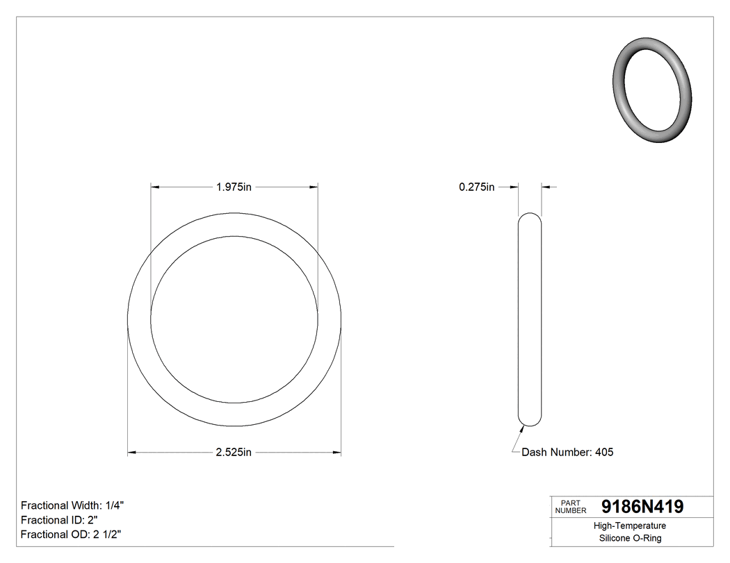Technical drawing - 9186N419